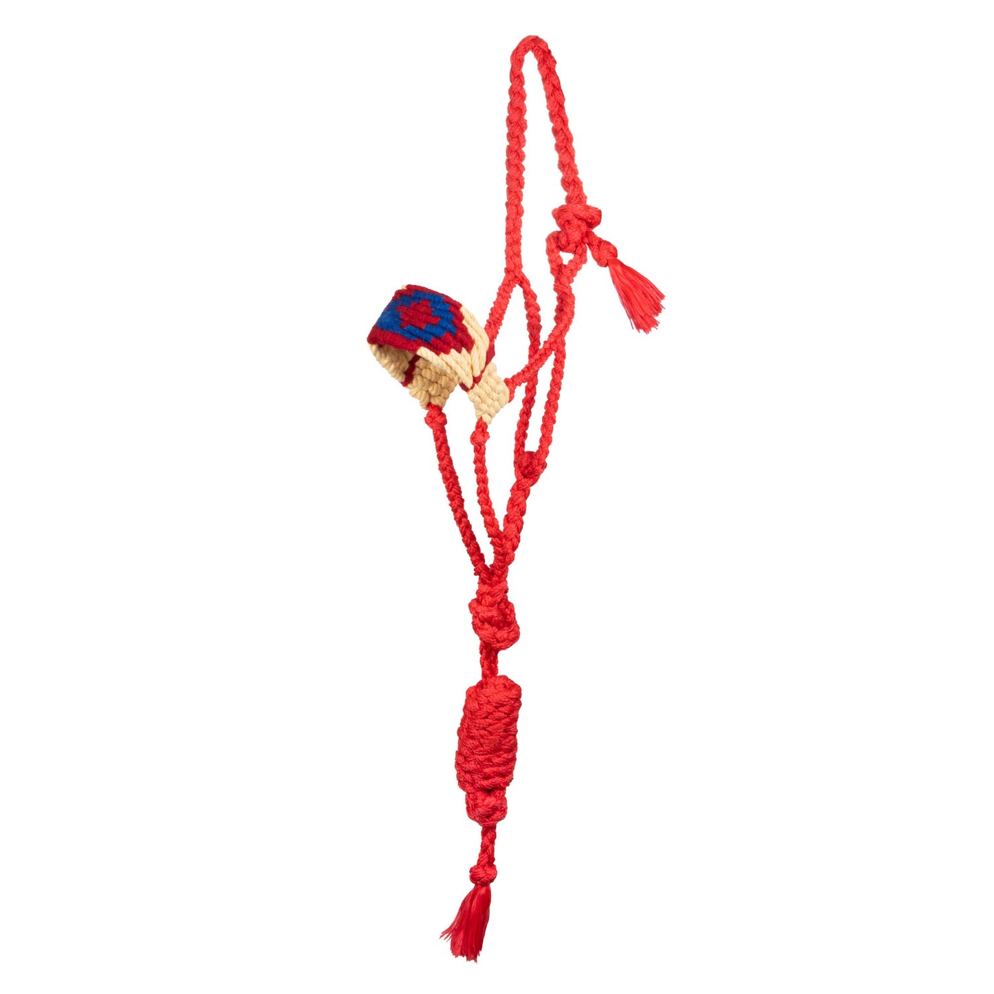 Pool's diamond deisgn mohair rope halter PLH03013