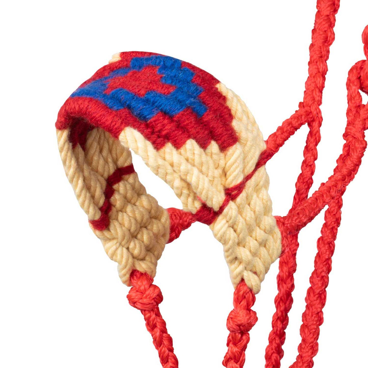 Pool's diamond deisgn mohair rope halter PLH03013