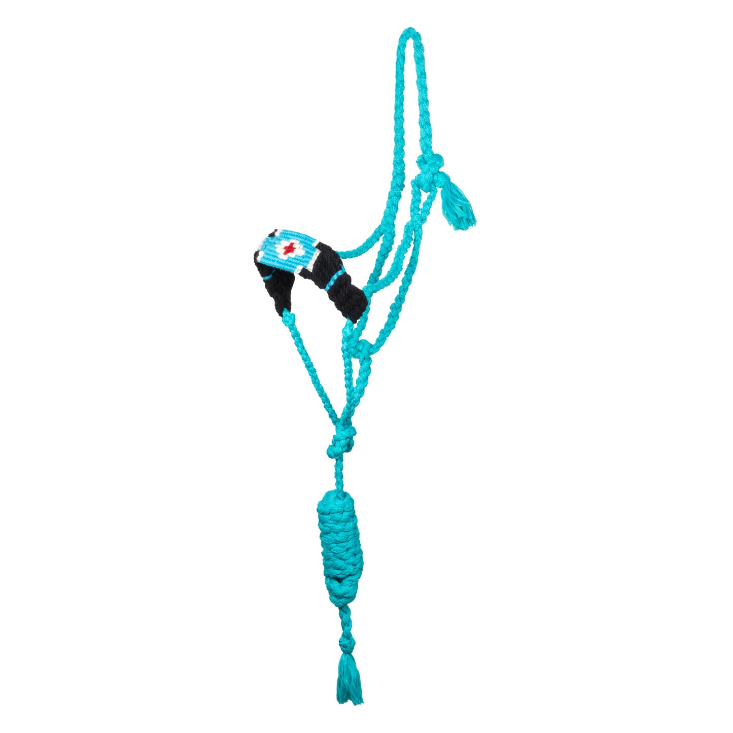 Pool's diamond deisgn mohair rope halter PLH03013