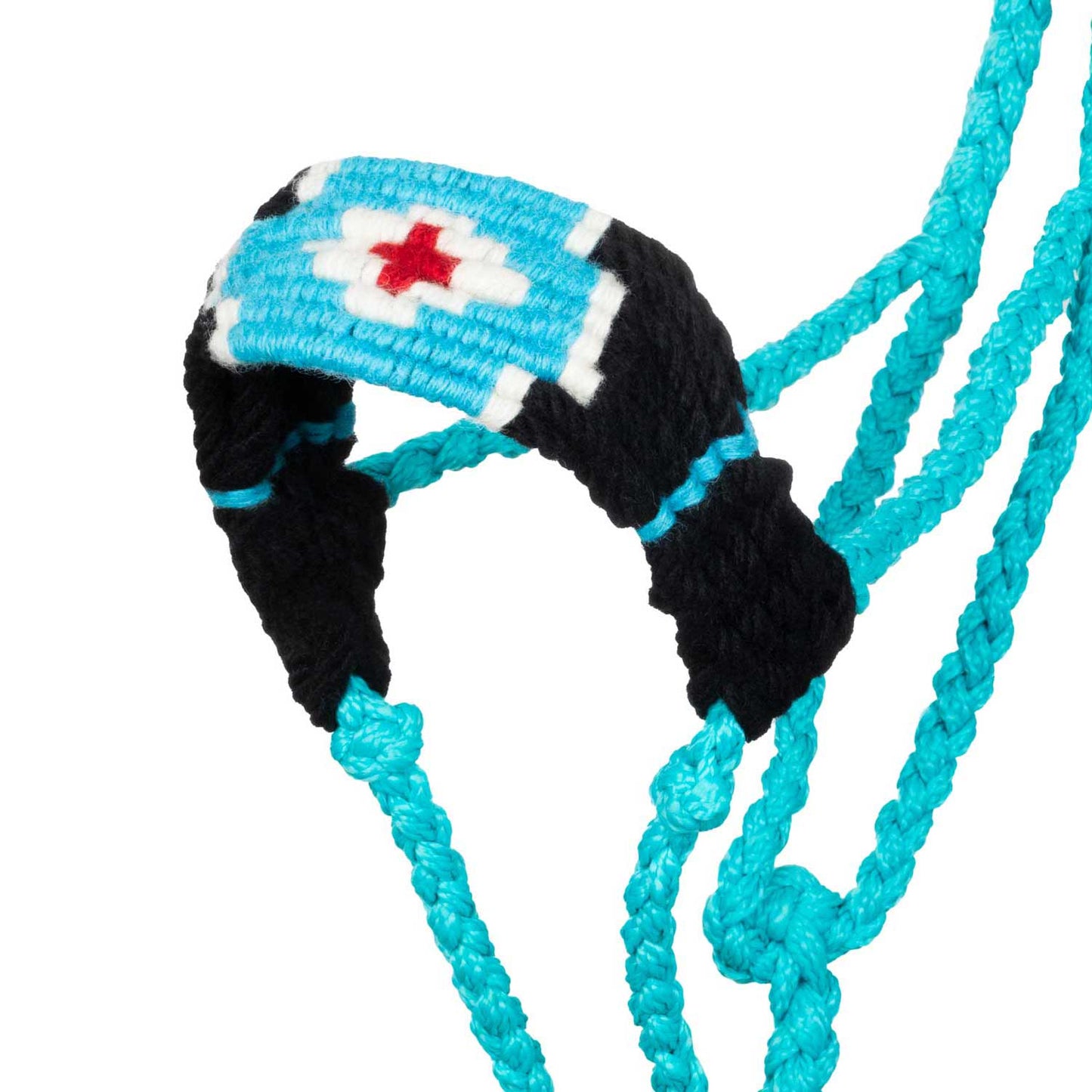 Pool's diamond deisgn mohair rope halter PLH03013