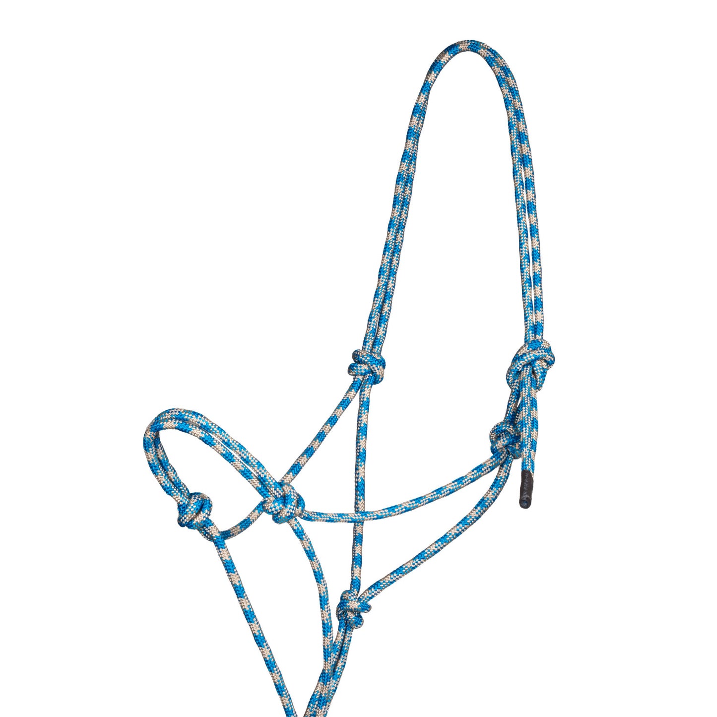 Pool's knotted rope halter with lead PLH03017