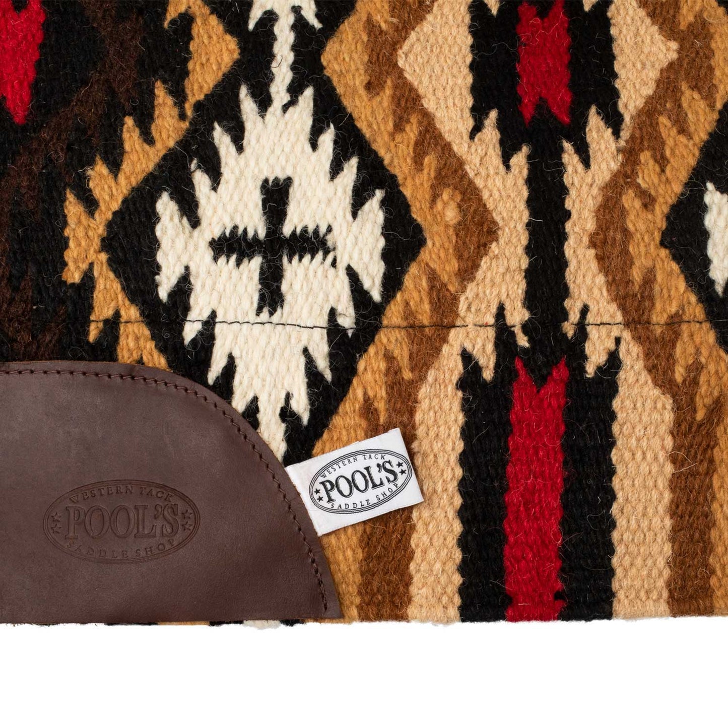 Pool's new zealand wool felt padded saddle pad PLH09000