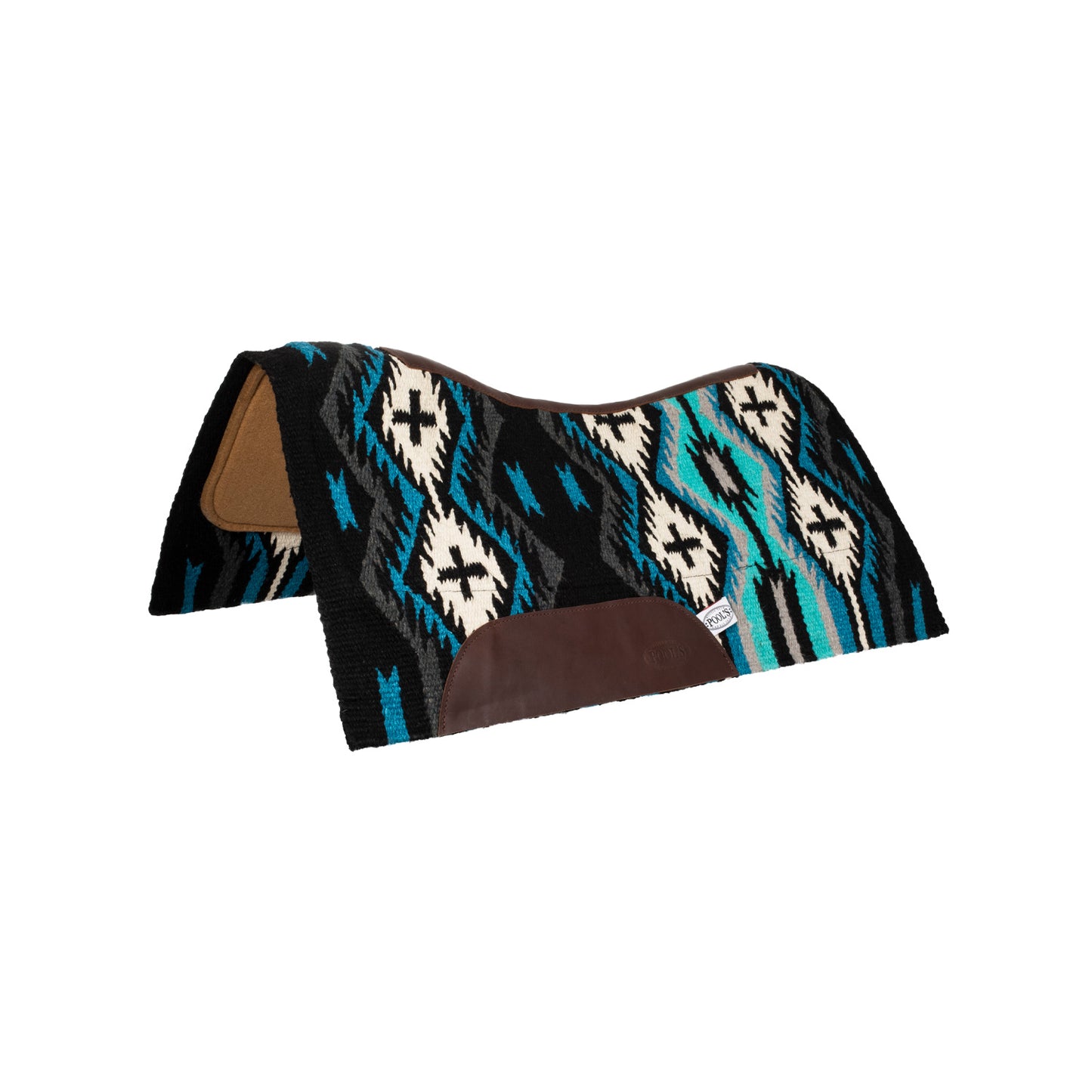 Pool's new zealand wool felt padded saddle pad PLH09000