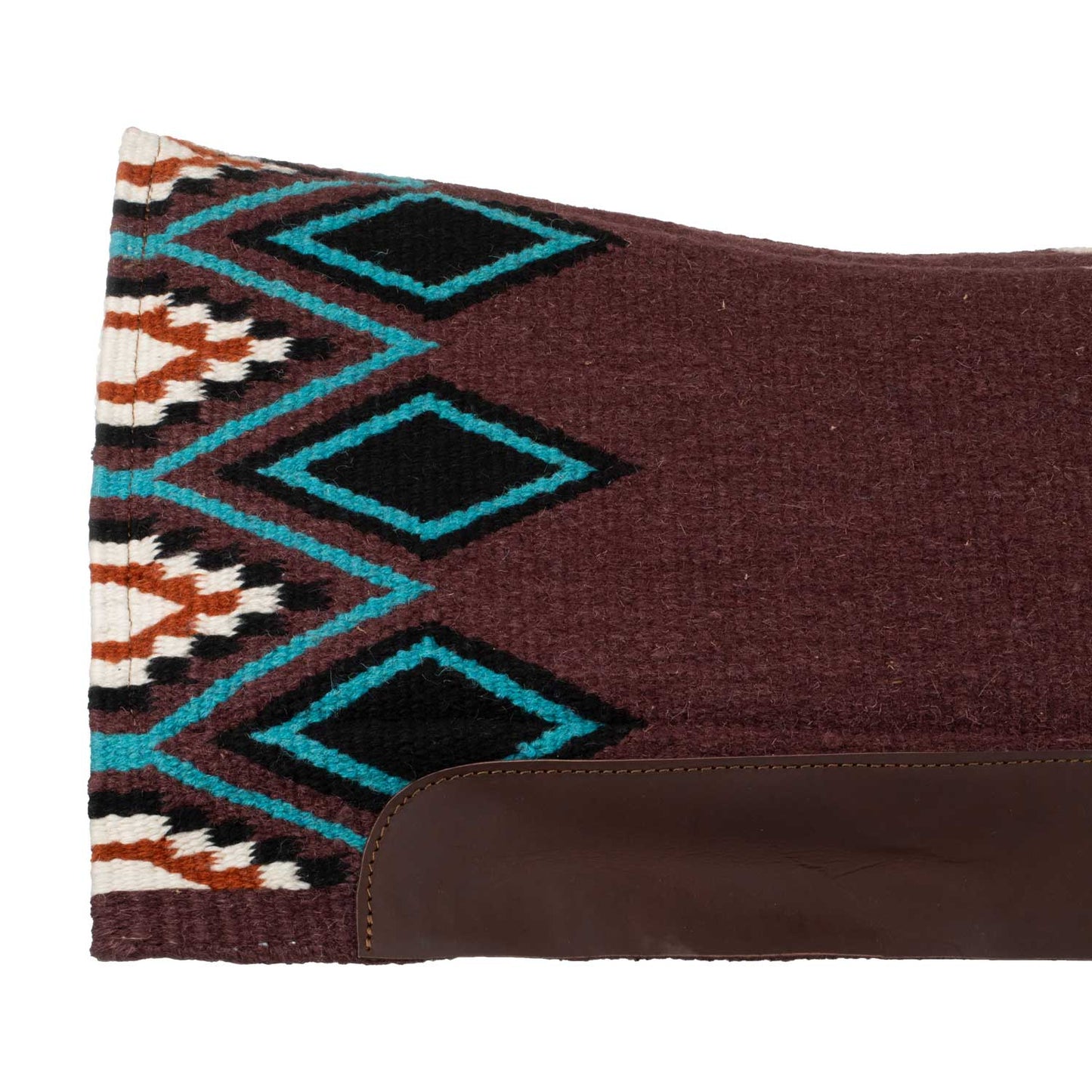 Pool's contoured western saddle pad with wool padding PLH09001