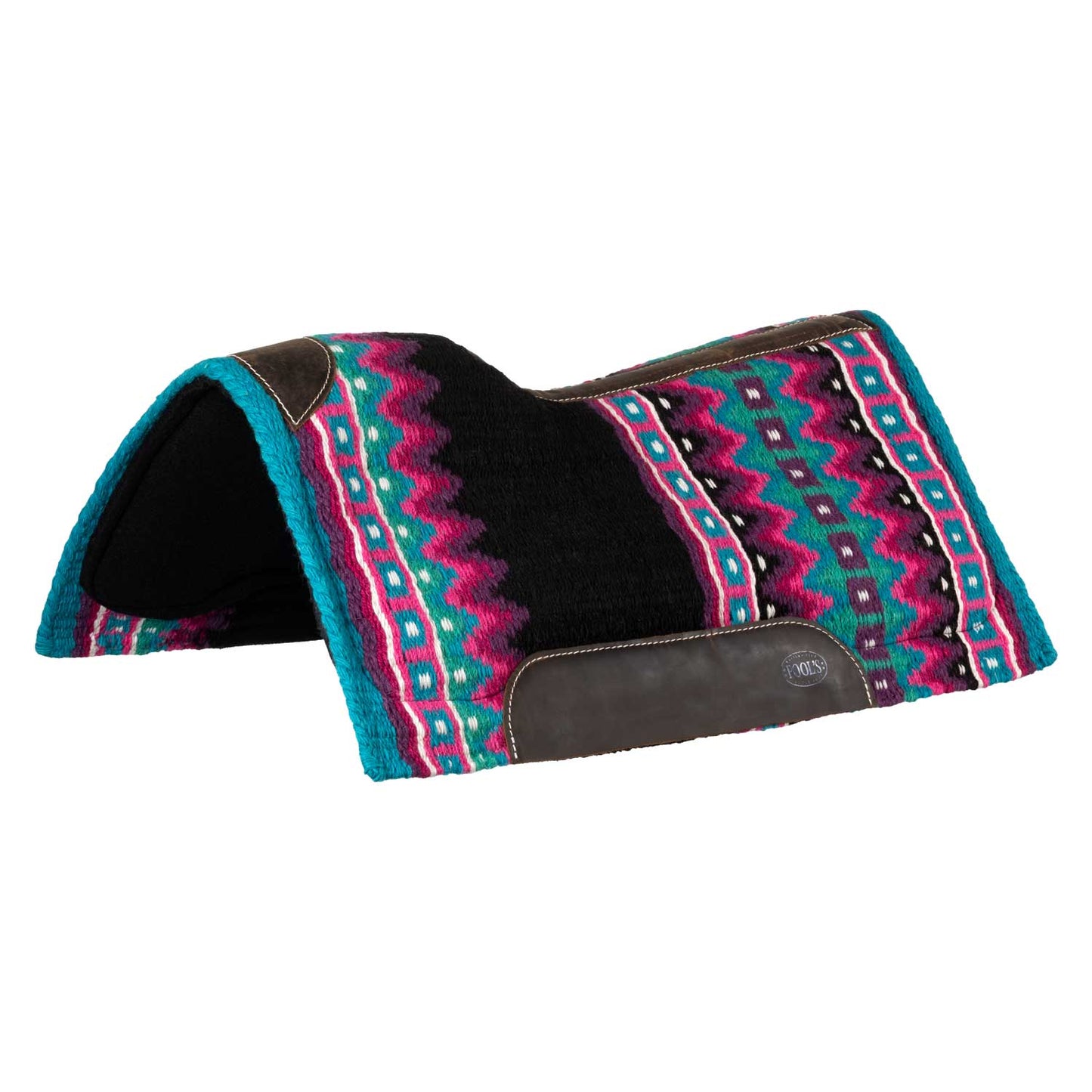 Pool's western wool top felt bottom saddle pad PLH09007