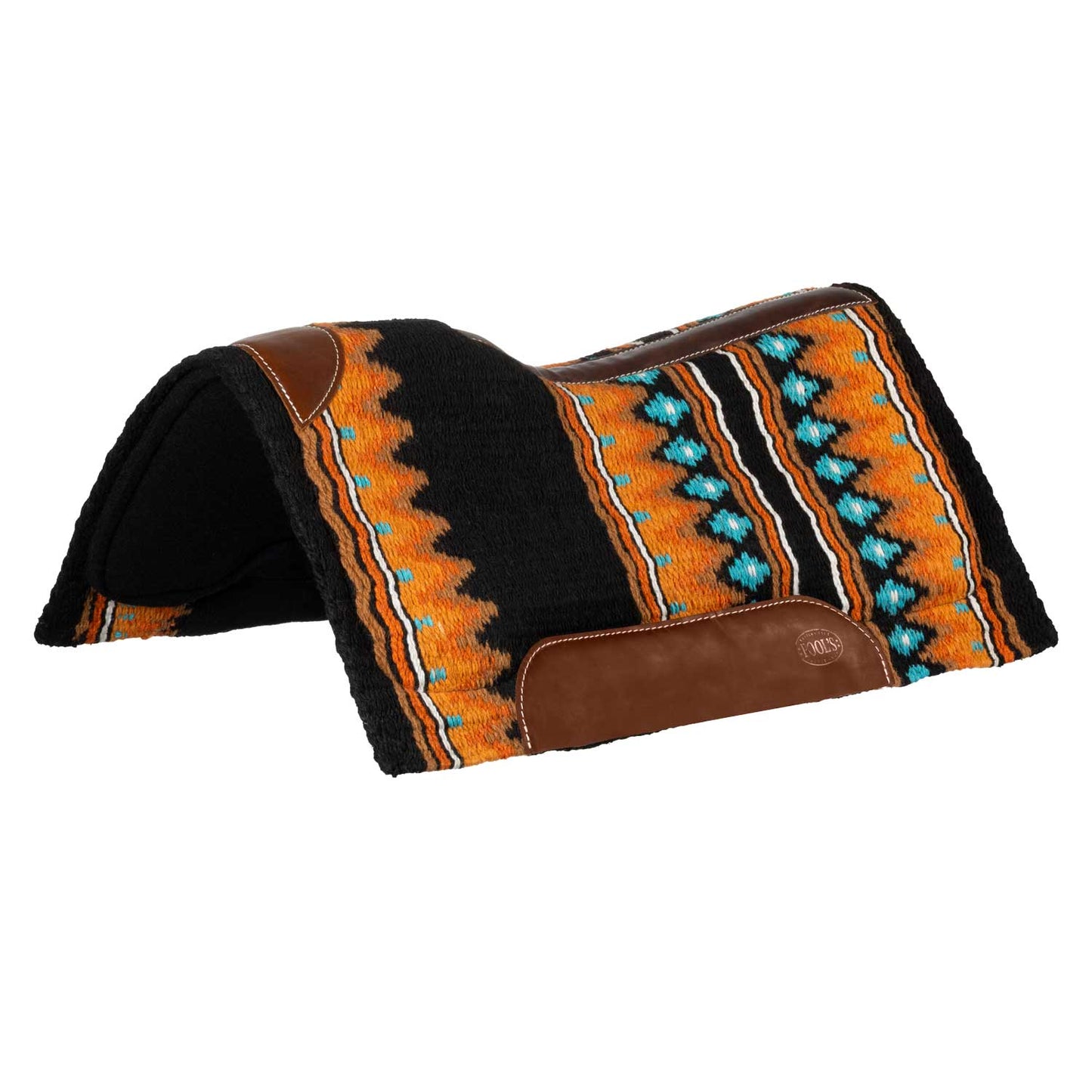 Pool's western wool top felt bottom saddle pad PLH09007