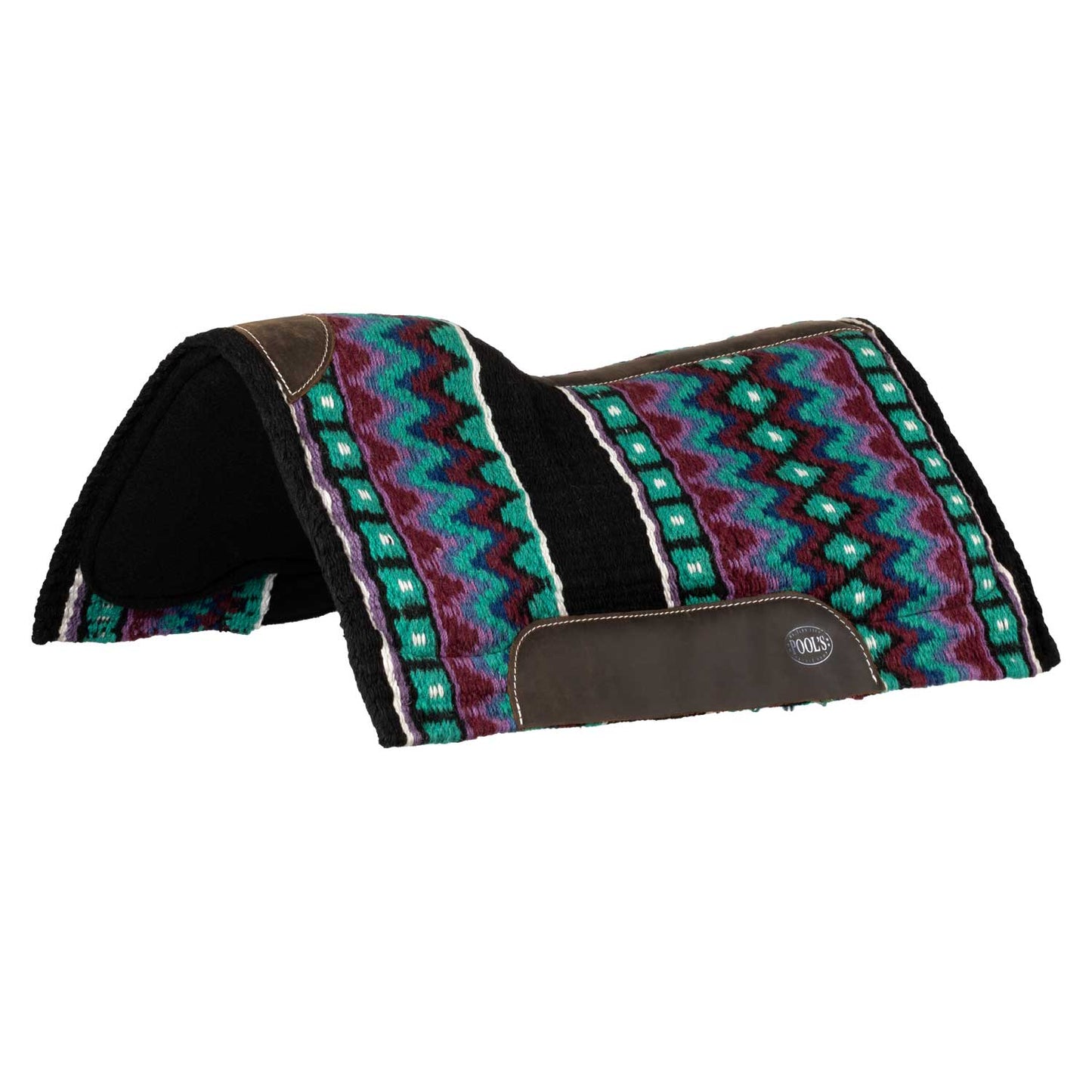 Pool's western wool top felt bottom saddle pad PLH09007
