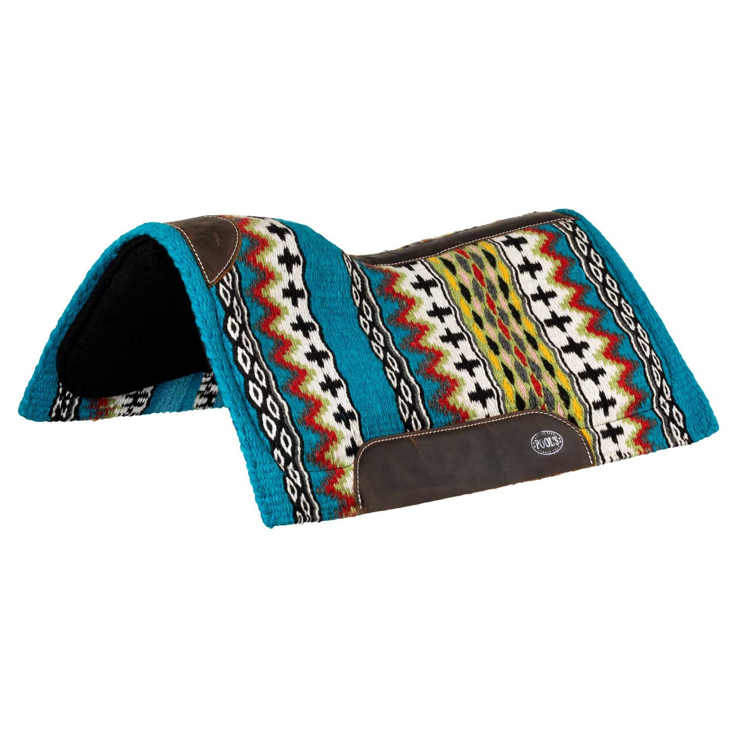 Pool's western wool top felt bottom saddle pad PLH09007