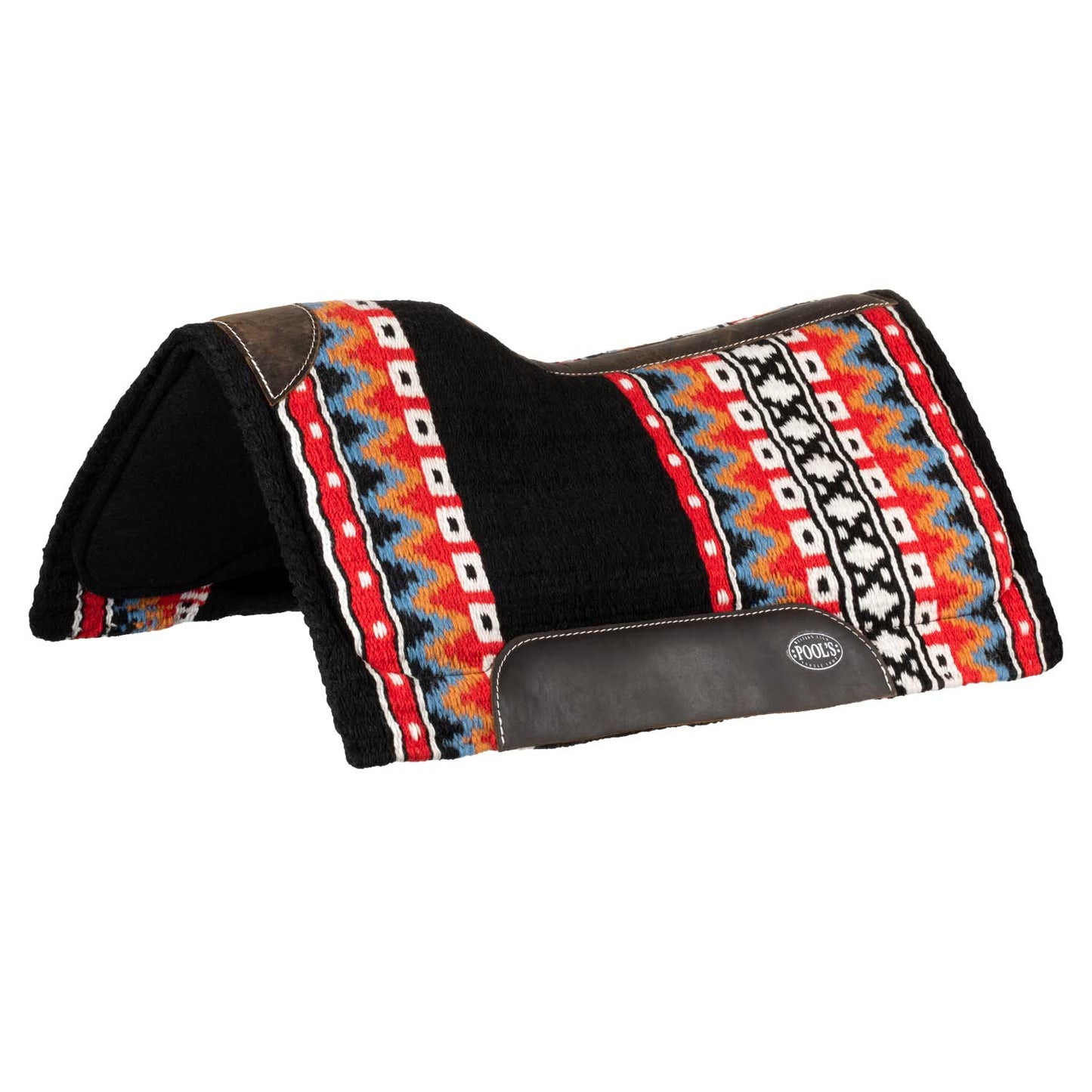 Pool's western wool top felt bottom saddle pad PLH09007