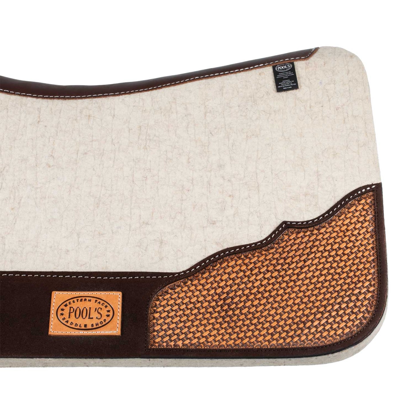 Pool's western felt saddle pad PLH09012