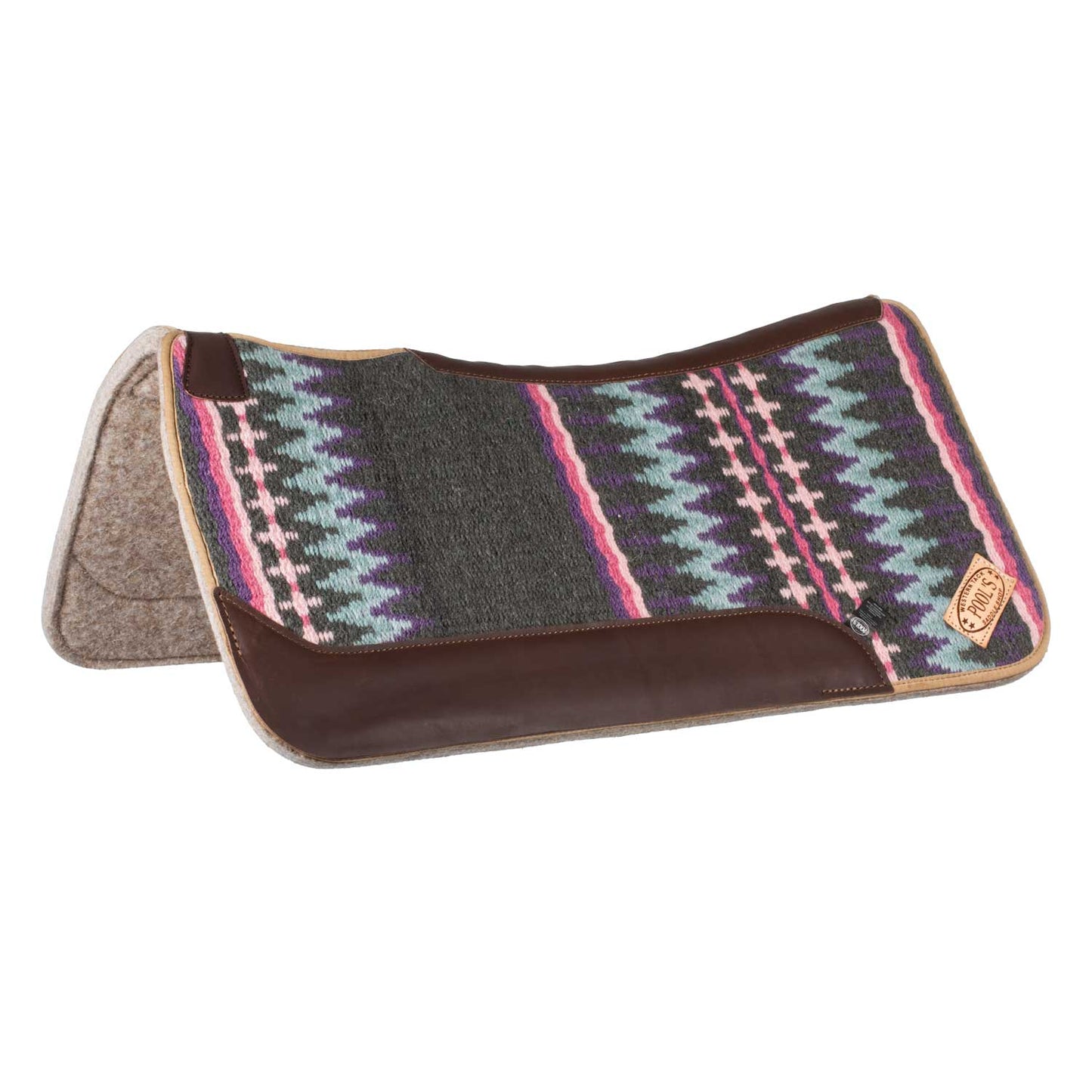 Pool's contoured western saddle pad PLH09014