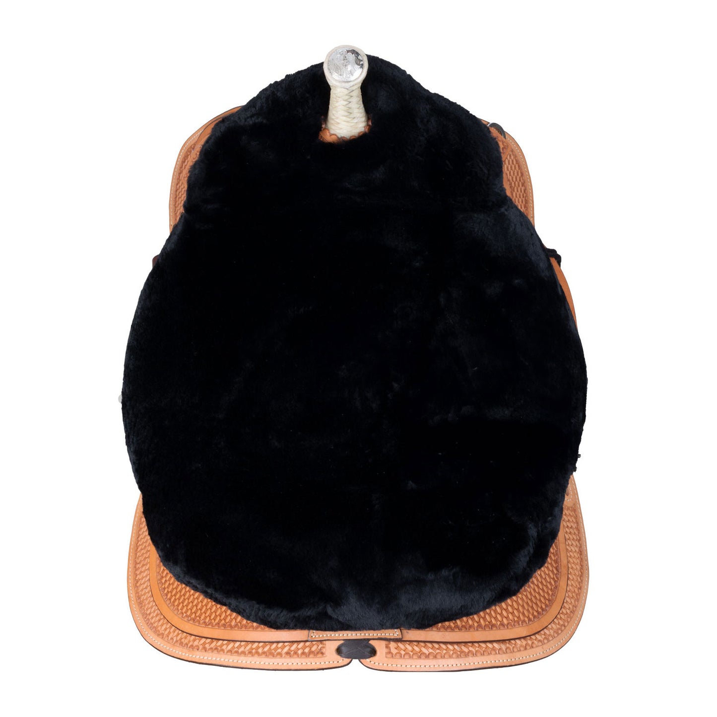 Pool's western saddle sheep skin seat coverSE00602