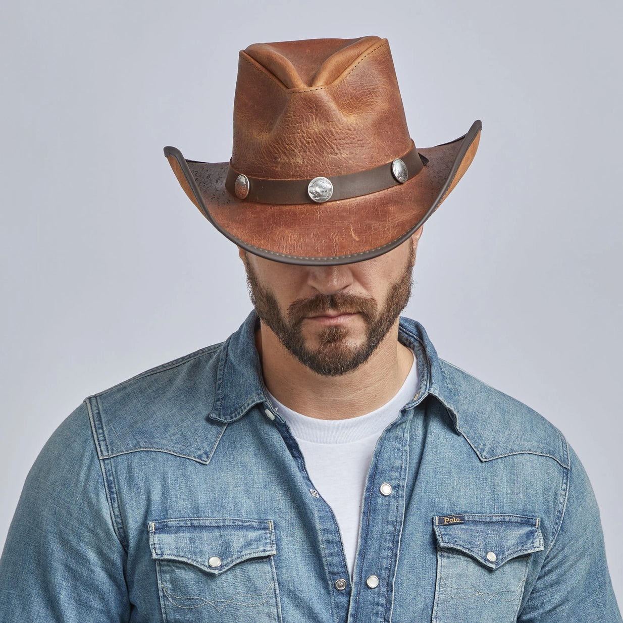 American hat makers Cyclone | American Leather Cowboy Hat