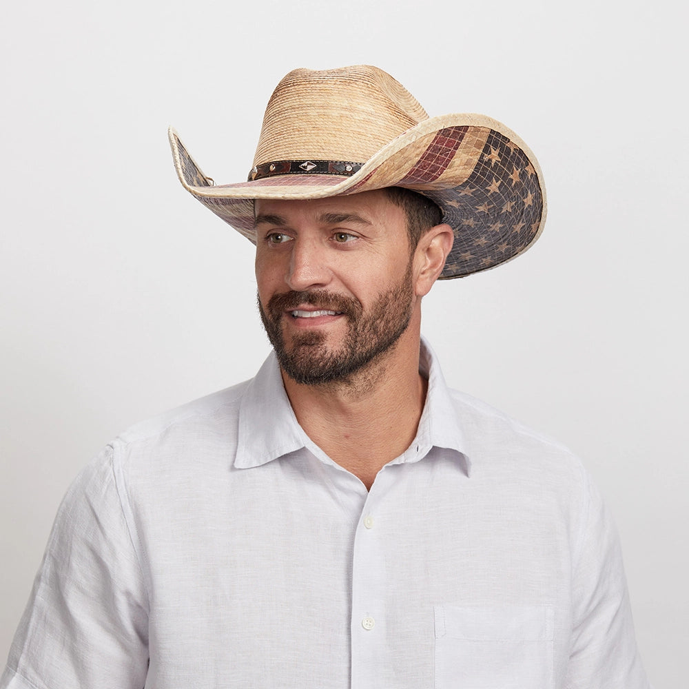 American hat makers Liberty | Mexican Palm Straw Cowboy Hat