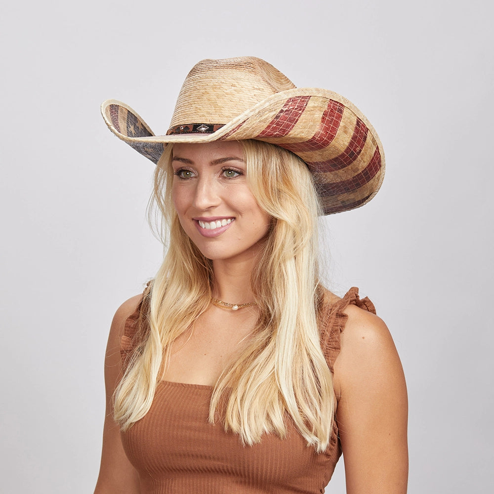 American hat makers Liberty | Mexican Palm Straw Cowboy Hat