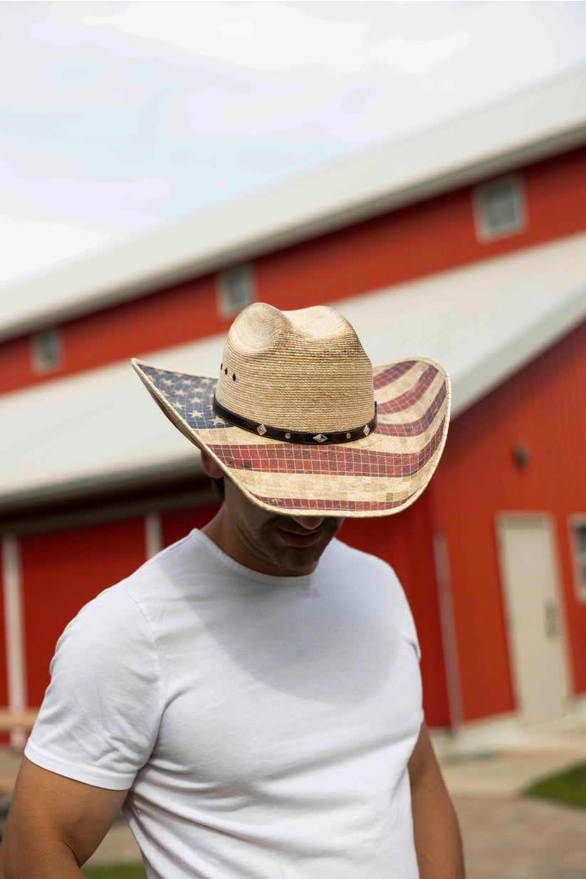 American hat makers Liberty | Mexican Palm Straw Cowboy Hat