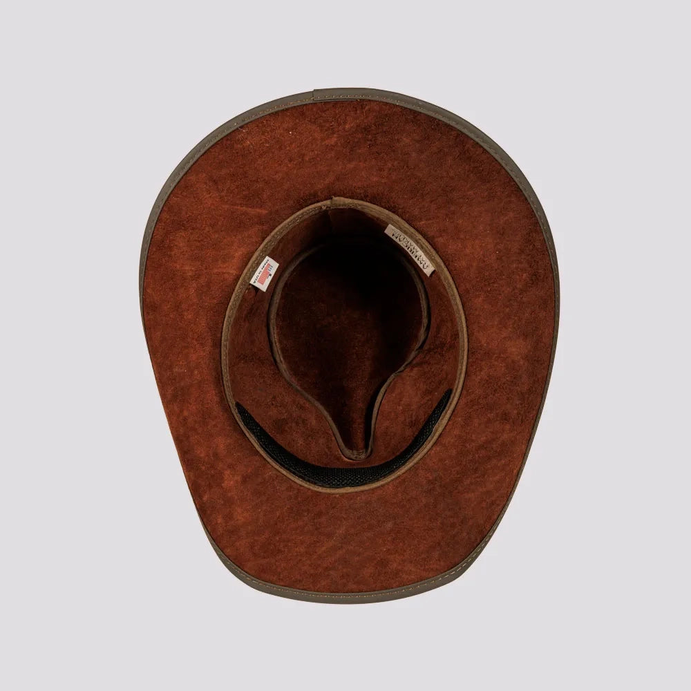American hat makers Badlands | Buffalo Leather Cowboy Hat
