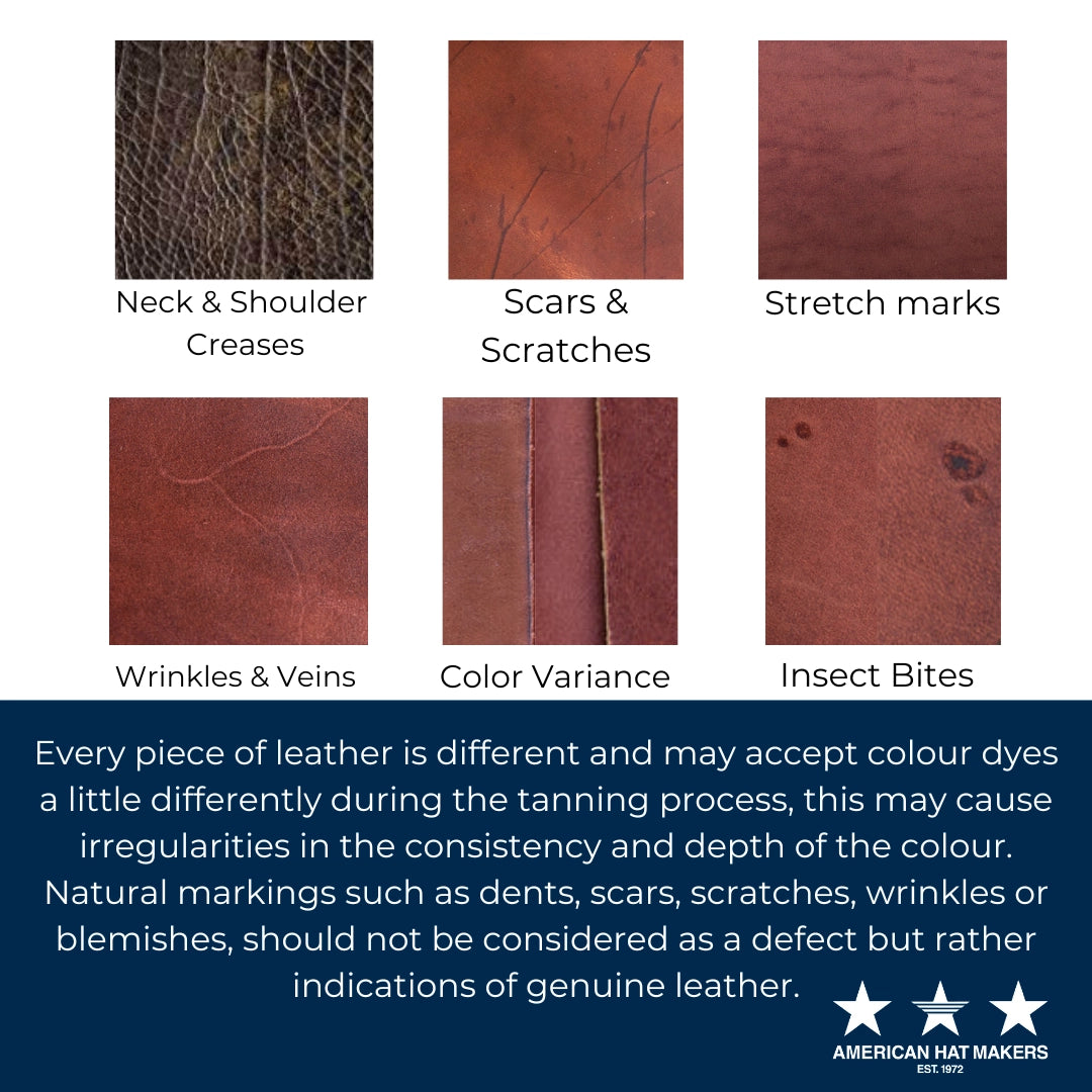 American hat makers Western | American Leather Cowboy Hat