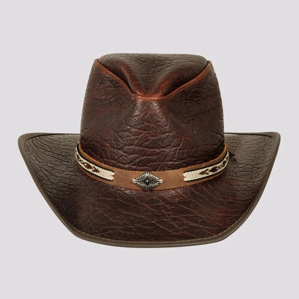 American hat makers Badlands | Buffalo Leather Cowboy Hat