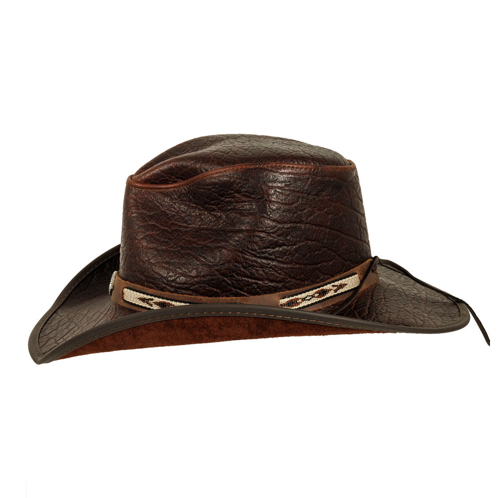 American hat makers Badlands | Buffalo Leather Cowboy Hat